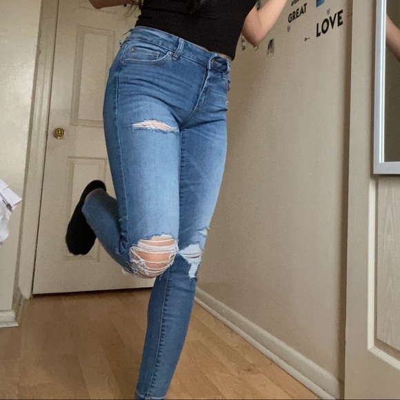 garage ripped jeans - medium washed - Picture 3 of 10